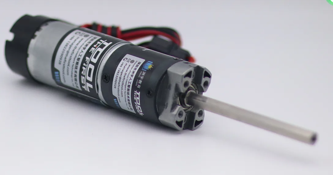 7204 Series Planetary Gear Motor (50.9:1 Ratio, 80mm Length 8mm REX Shaft, 117 RPM, 3.3 - 5V Encoder)