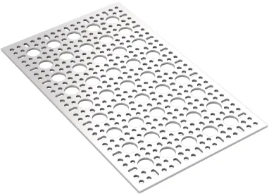 3123 Series Pattern Plate (5 x 9 Hole, 144 x 240mm)