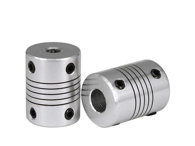 Flexible Shaft Coupler, 6.35 mm x 8 mm x 25 mm
