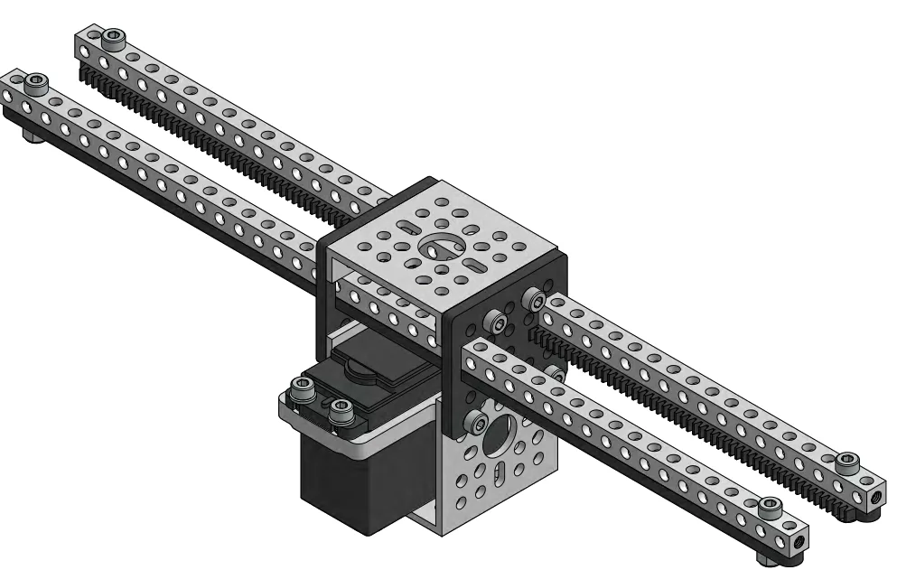 Servo-Driven Gear Rack Kit (Dual Gear Rack,no servo)