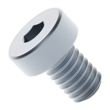 2804 Series Zinc-Plated Steel Low Profile Socket Head Screw (M4 x 0.7mm, 6mm Length)