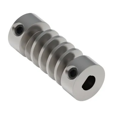 4308 Series Stainless Steel, MOD 1.5, D-Bore Set Screw Worm (6mm D-Bore , 39mm Length)