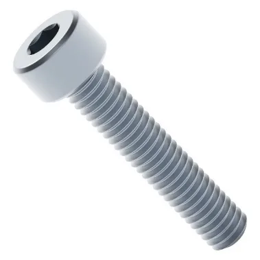 2800 Series Zinc-Plated Steel Socket Head Screw (M4 x 0.7mm, 20mm Length)