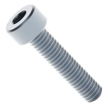 2800 Series Zinc-Plated Steel Socket Head Screw (M4 x 0.7mm, 18mm Length)
