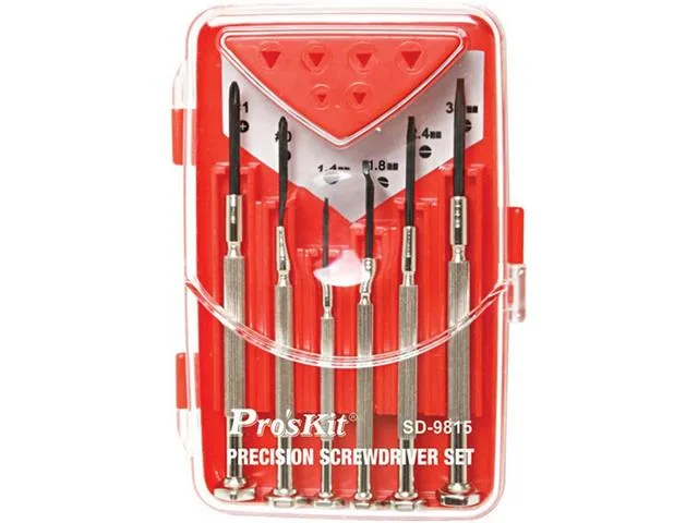 Pro'sKit SD-9815 6-Piece Precision Screwdriver Set