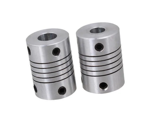 Aluminium Alloy Flexible Motor Shaft Coupler, 6 x 6 mm