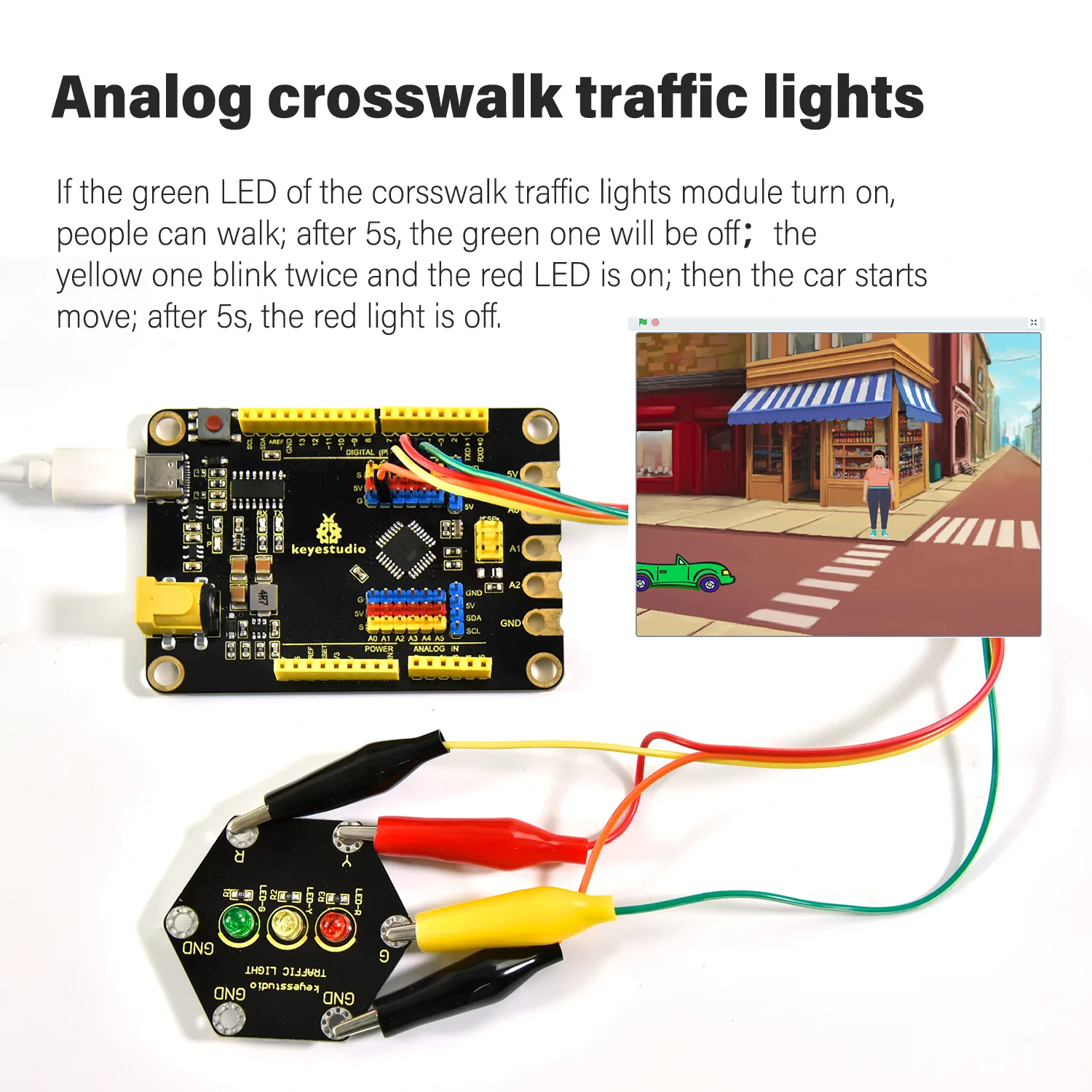 Solderless alligator clip connections