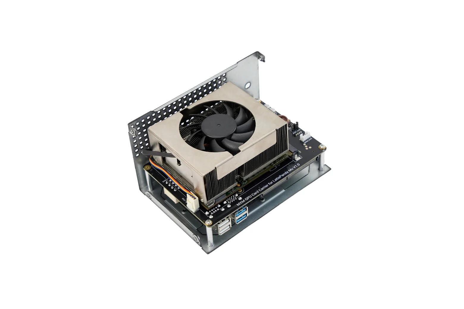 RTX 3060 MXM GPU Carrier Board Kit for LattePanda Mu (Local AI & 6x 4K Output)