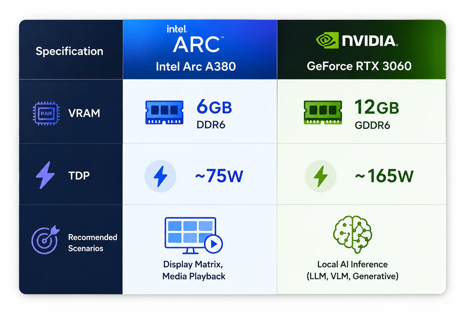 Discrete RTX 3060 edge computing