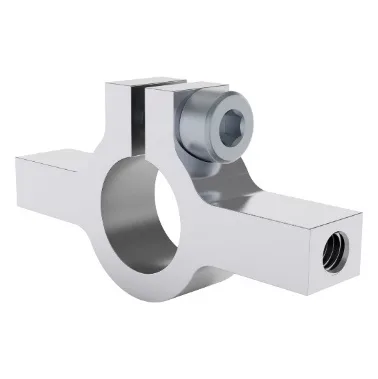3402 Series 2-Side, 1-Post Clamping Mount (43mm Width, 12mm Bore)