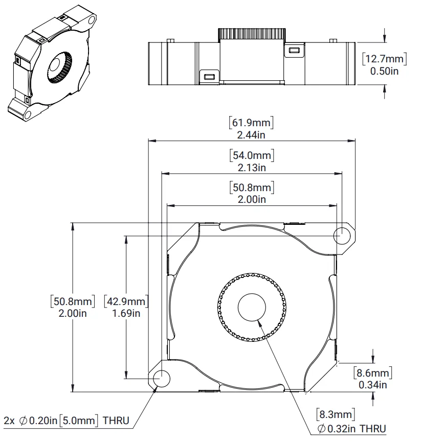 MAXPlanetary 4:1 Cartridge technical drawing