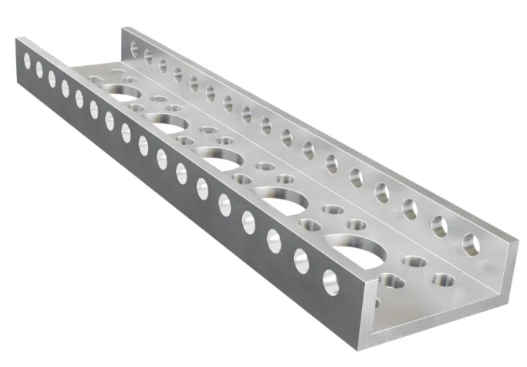 3143 Series Mini Low-Side U-Channel (5 Hole, 144mm Length)