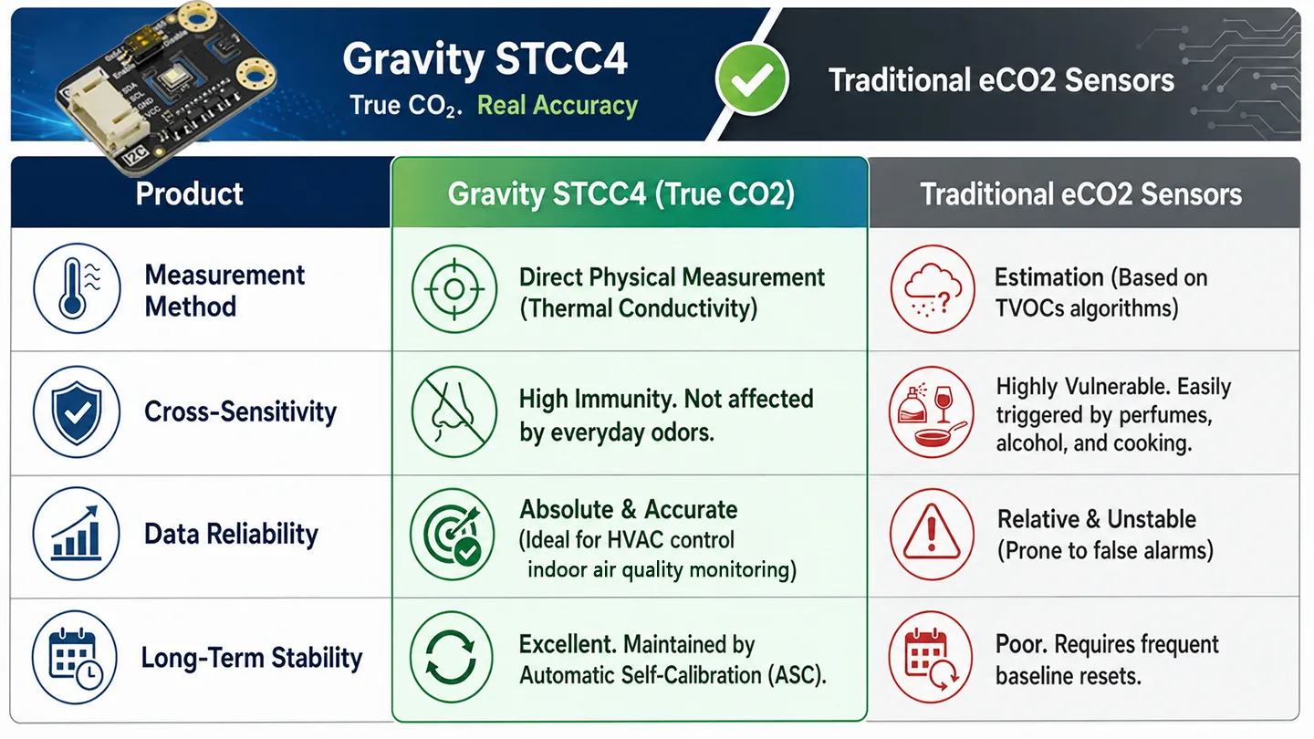 Thermal conductivity CO2 measurement