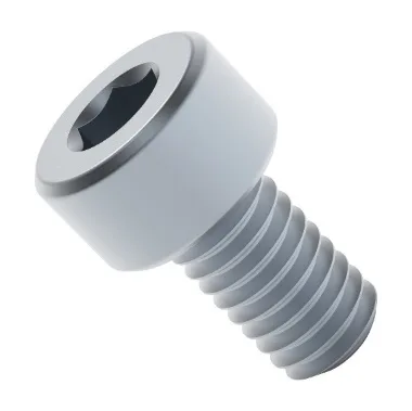 2800 Series Zinc-Plated Steel Socket Head Screw (M4 x 0.7mm, 7mm Length)