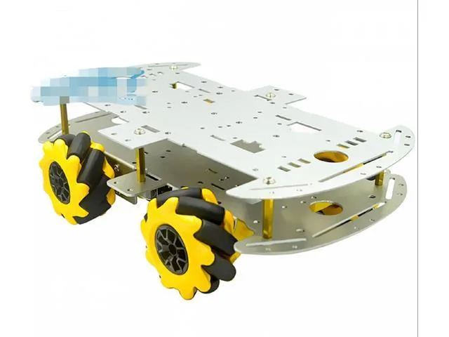 4WD Aluminium Mecanum Wheel Robot Chassis Kit with TT Motors