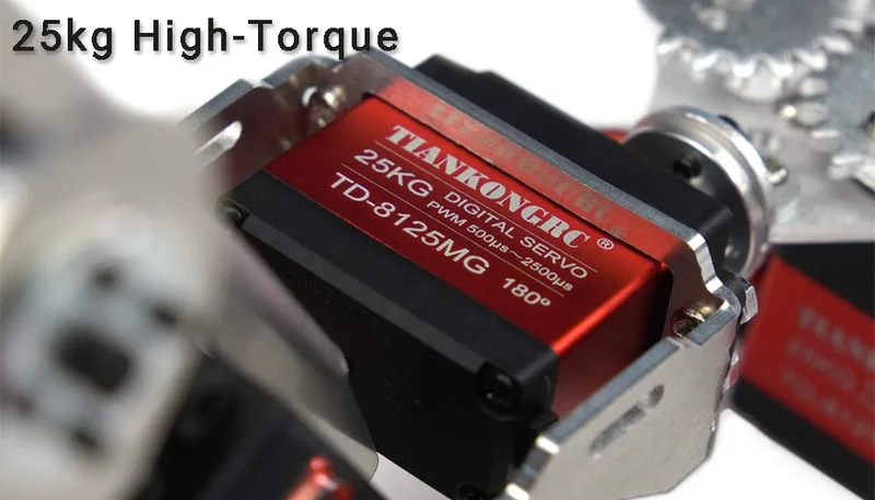High-torque 25kg digital servos