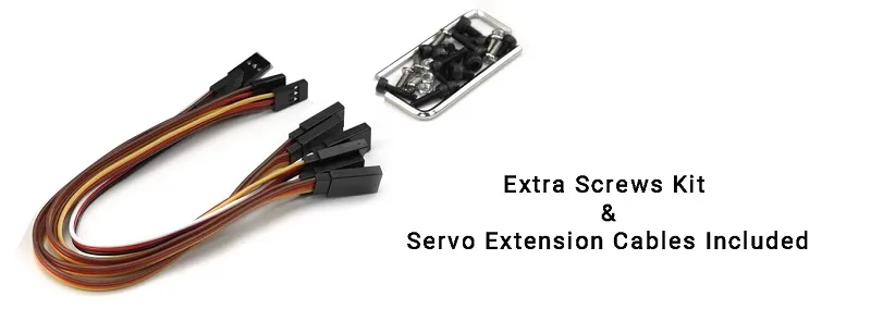 Metal bearings and servo horns