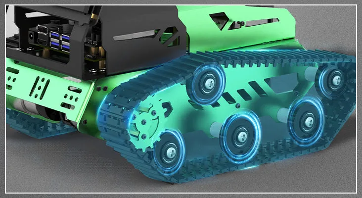 All-terrain nylon continuous tracks