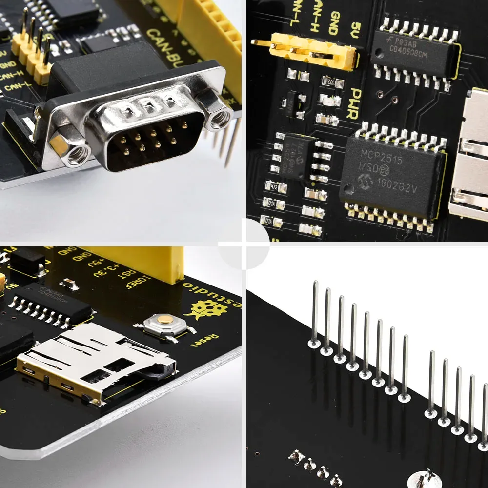 Onboard MCP2515 CAN controller