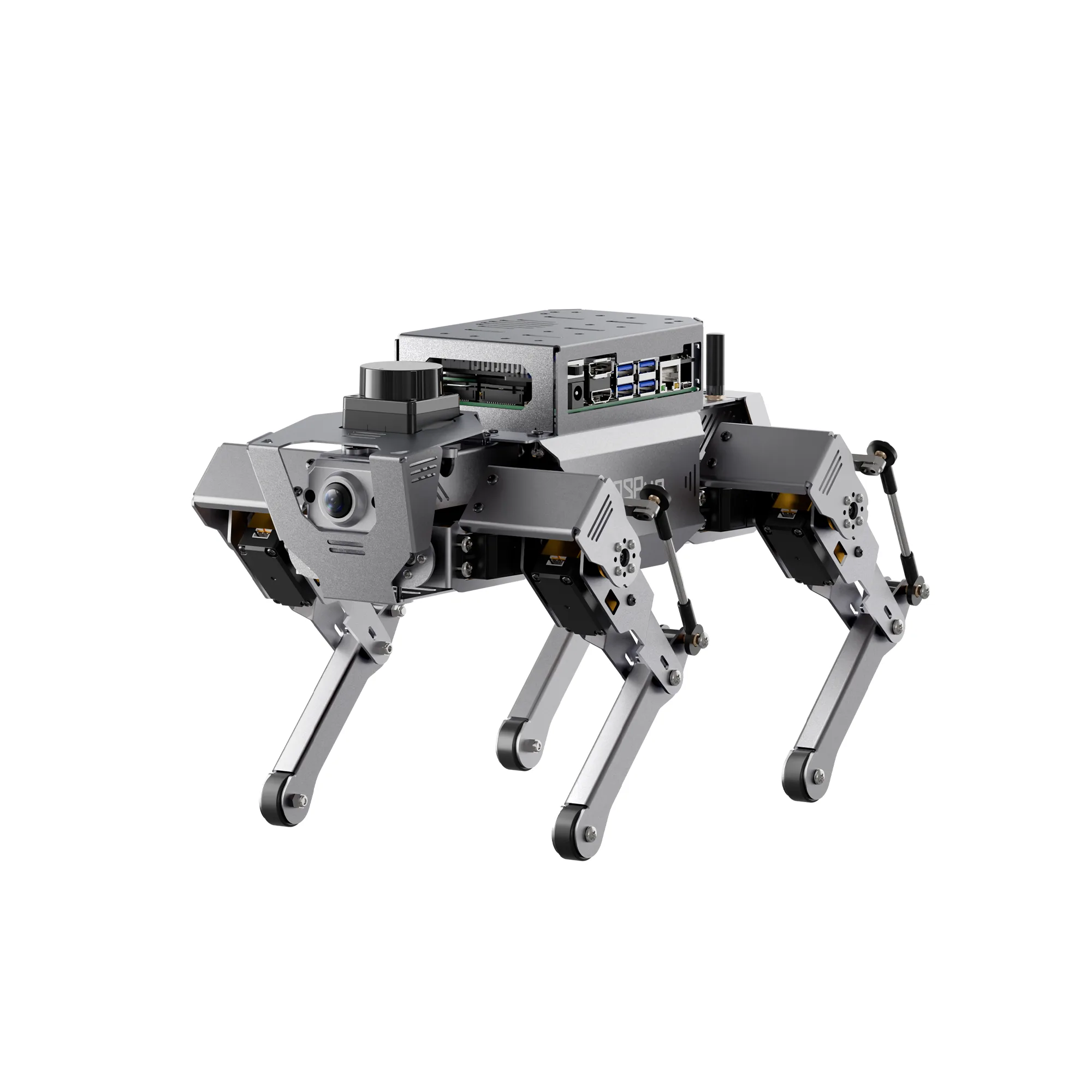 Hiwonder ROSPug Quadruped Bionic Robot Dog Powered by Jetson Nano ROS Open Source Python Programming