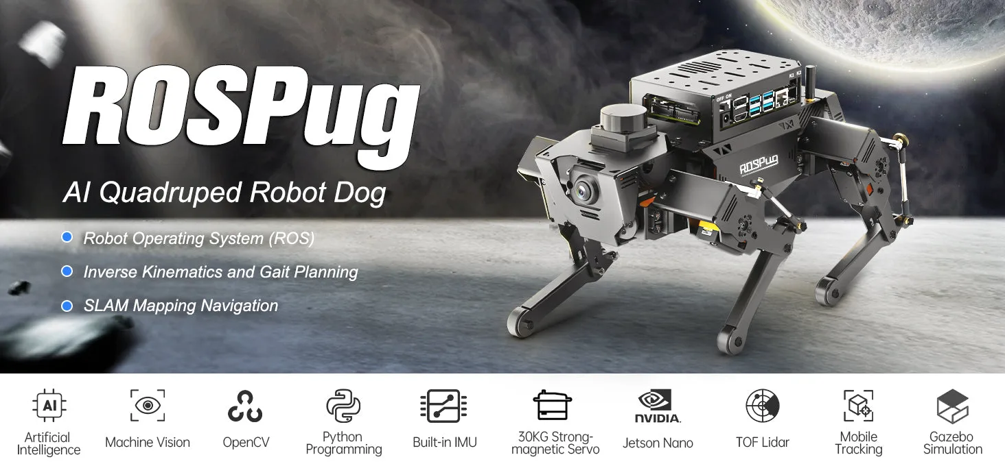 Advanced ROS quadruped platform