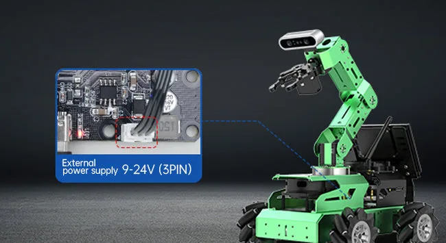 Wide voltage external power input