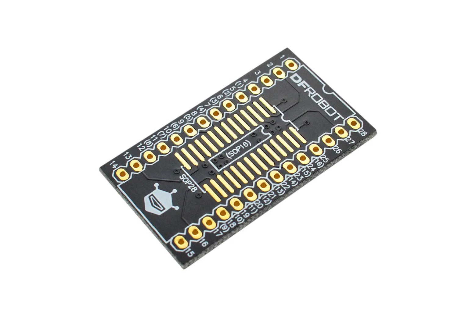 SOP8/SOP16/SOP28 to DIP16/DIP28 Prototyping Adapter Board