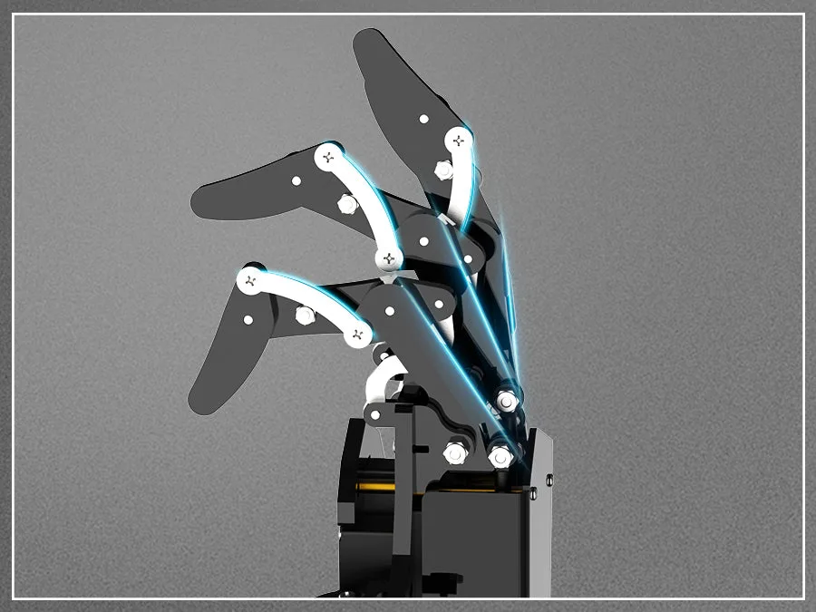 Proprietary finger linkage structure