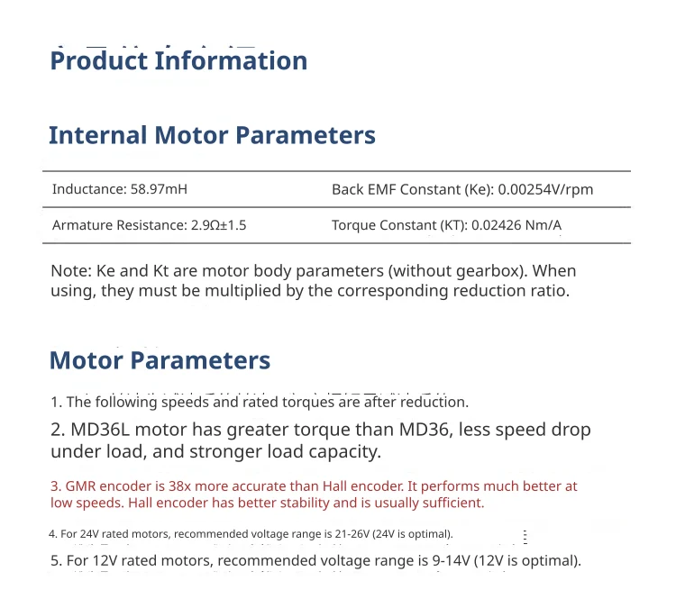 Optimised power and load capacity