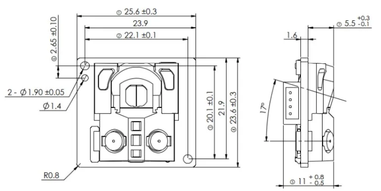 Dimensions and physical footprint