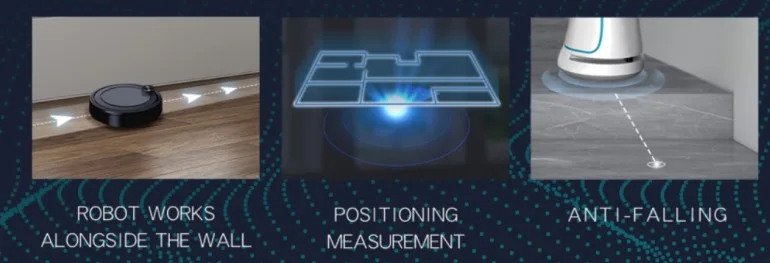 High-precision close-range sensing