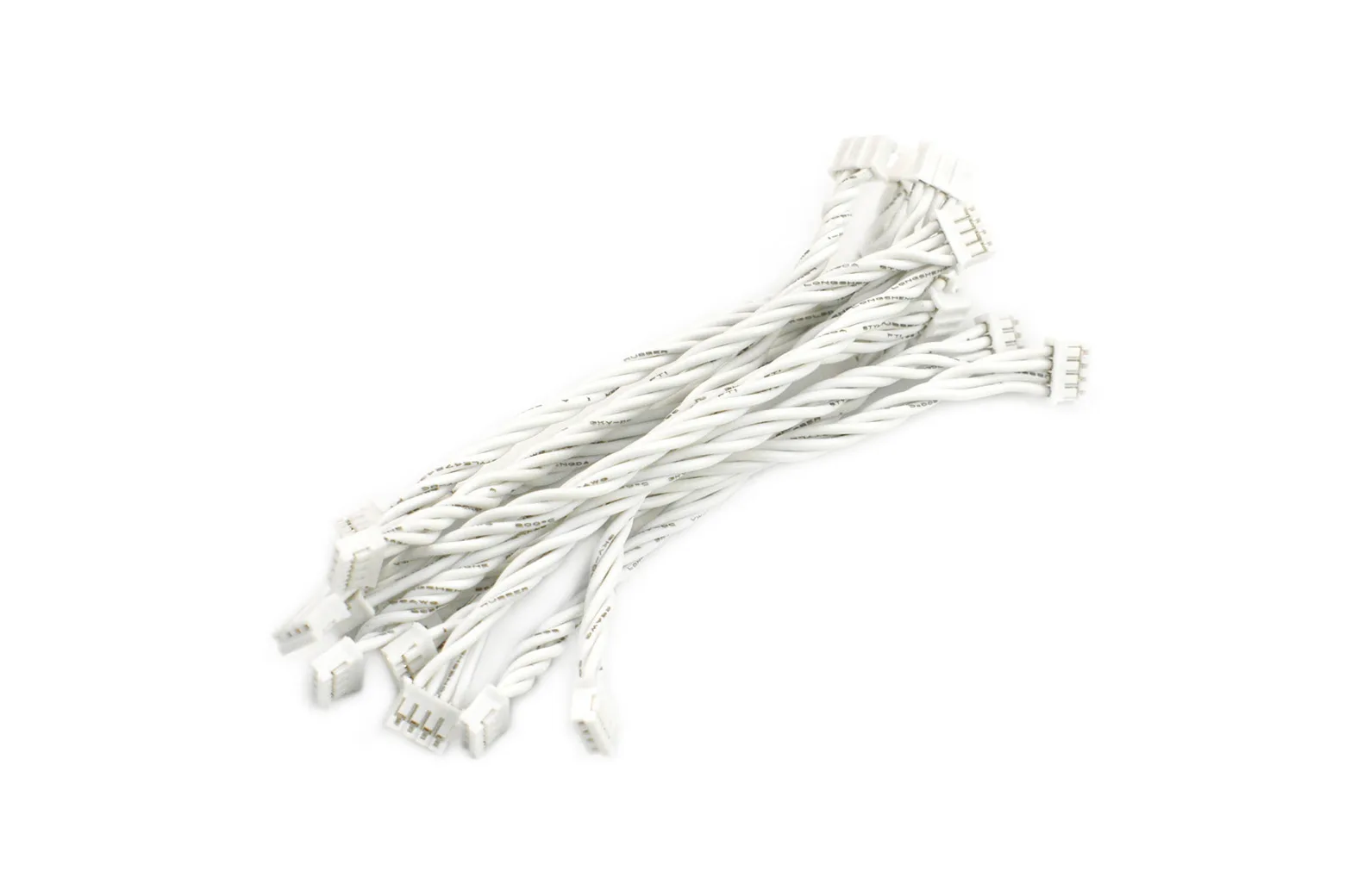 PH2.0-4P Male-to-Male Jumper Cable (10cm, 10 Pack)