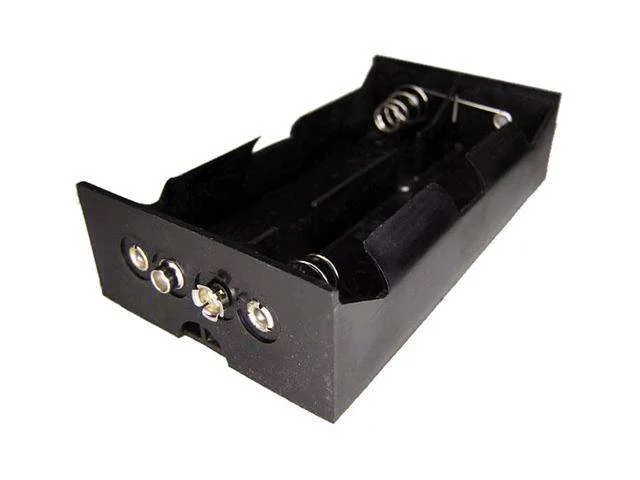 4 x D Cell Battery Holder with Snap Terminal