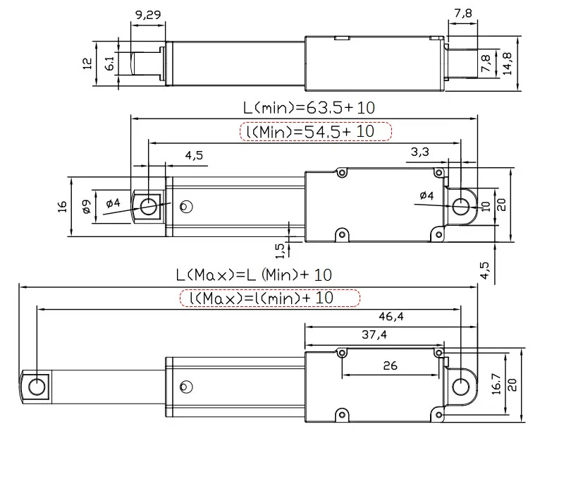 High thrust in compact size