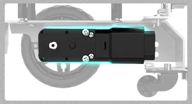 Strong magnetic carbon brushed motor