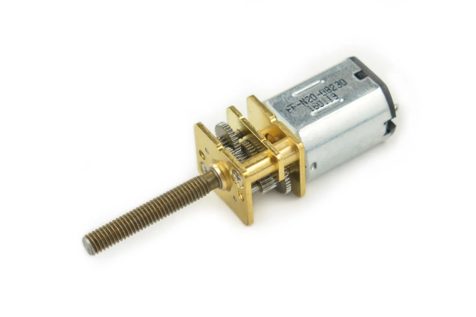 Micro Metal DC Geared Motor with Lead Screw (6V 98RPM M3×20)