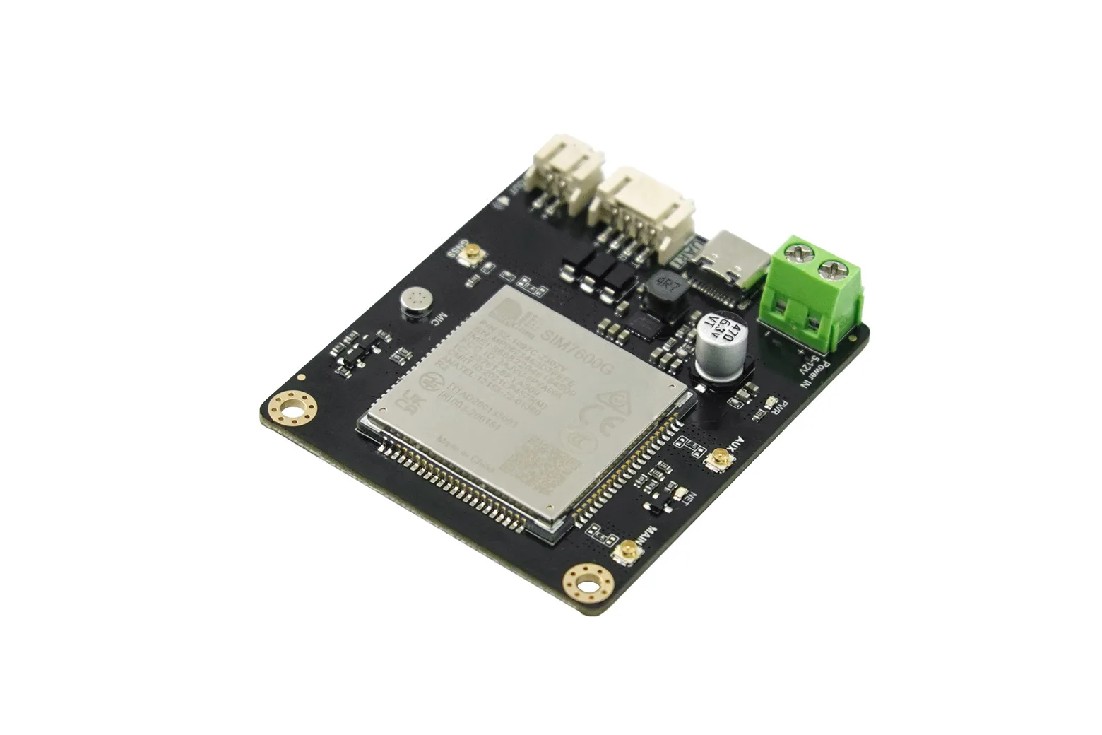 Gravity: High-Speed CAT4 SIM7600G-H Global 4G Communication and GNSS Positioning Module (150Mbps/50Mbps)
