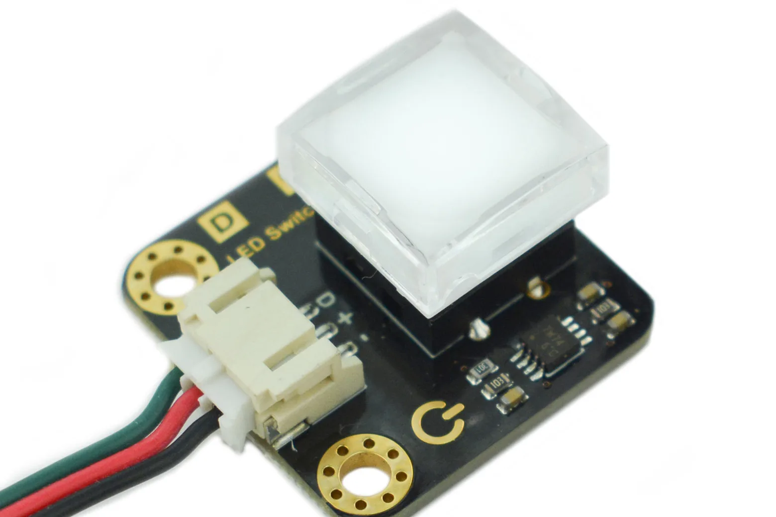 Gravity: LED Switch for Arduino / micro:bit (White)