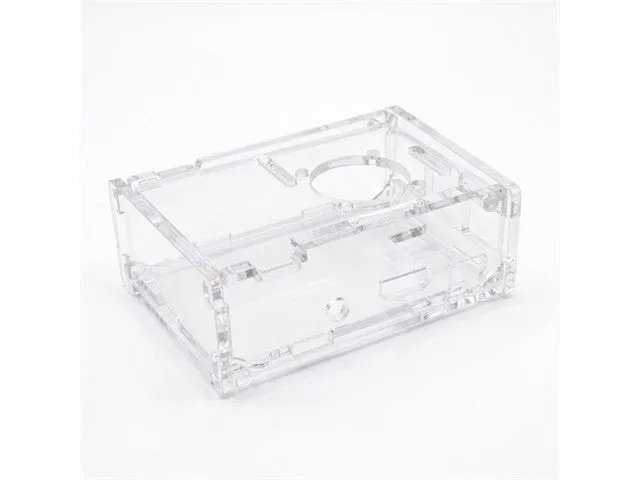 Clear Acrylic Case for Raspberry Pi 3B and 3B+