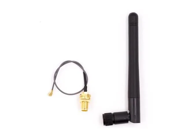 2.4 GHz 3 dBi Folding WiFi Antenna with IPEX to SMA Cable