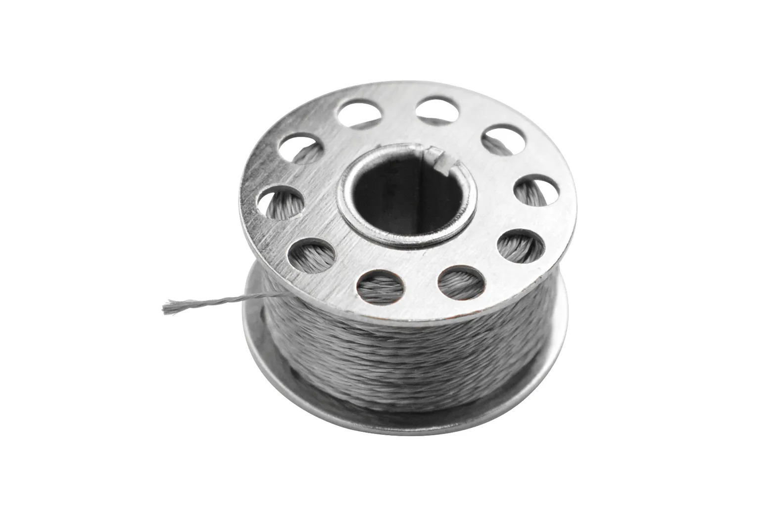 Conductive Stainless Steel Sewing Thread (20-25Ω/m, 15m, 0.33mm)